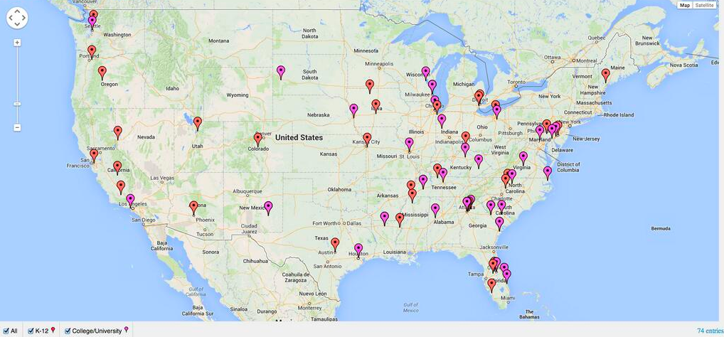 74 school shootings since newton